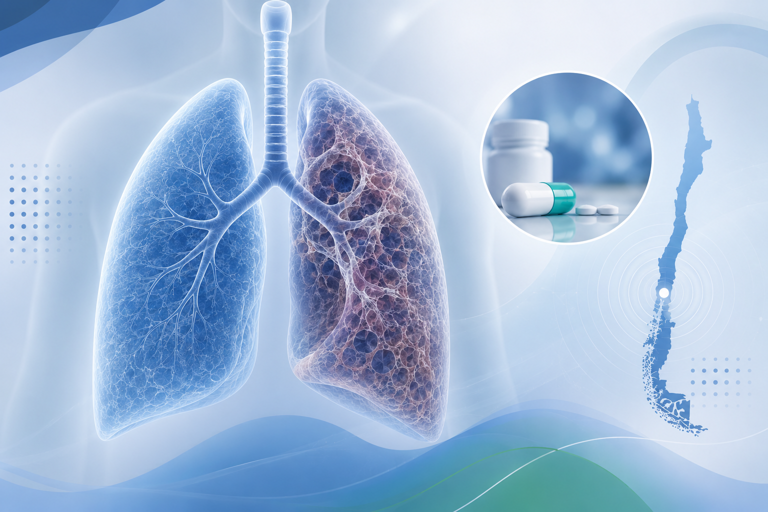 Fibrosis pulmonar idiopática y nintedanib en Chile
